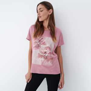 Mohito - Tričko s potiskem - Růžová