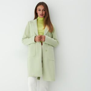 Mohito - Hladký kabát - Zelená