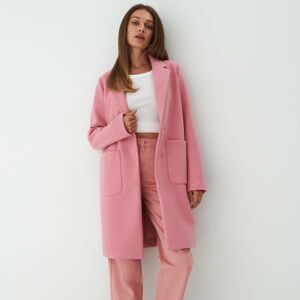 Mohito - Hladký kabát - Růžová