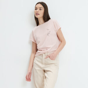 Mohito - Bavlněné tričko Eco Aware - Růžová