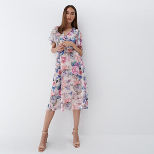Mohito - Květované midi šaty - Vícebarevná