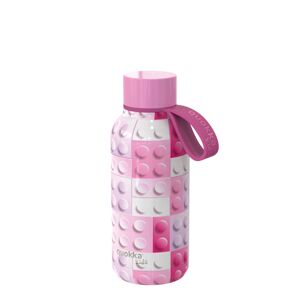 Dětská termoláhev Solid, 330 ml, Quokka, pink bricks