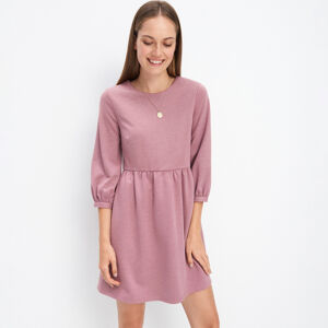 Mohito - Pleteninové šaty - Růžová