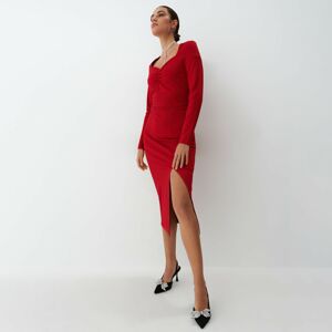 Mohito - Šaty s rozparkem - Červená