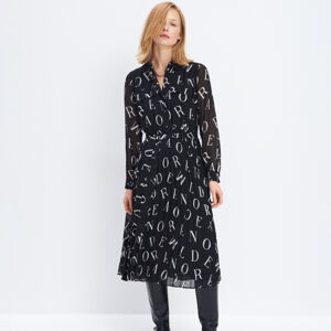 Mohito - Vzorované šaty Eco Aware - Černý
