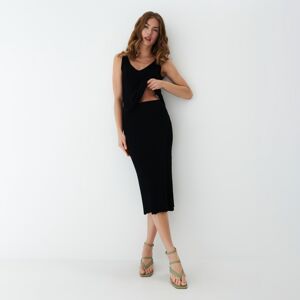 Mohito - Překládaná sukně Eco Aware - Černý