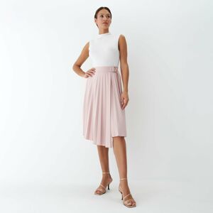 Mohito - Plisovaná sukně s páskem - Růžová