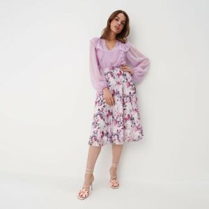 Mohito - Květinová midi sukně - Růžová