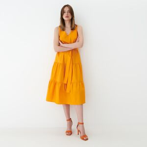Mohito - Bavlněné šaty - Oranžová
