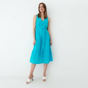 Mohito - Bavlněné šaty - Modrá