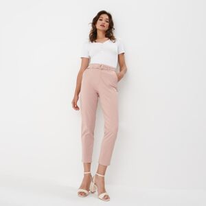 Mohito - Kalhoty s vysokým pasem - Růžová