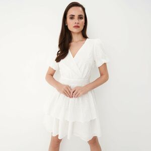 Mohito - Ažurové šaty - Bílá