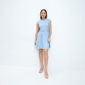 Mohito - Áčkové šaty s páskem - Modrá