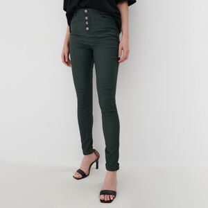 Mohito - Koženkové kalhoty Eco Aware - Zelená