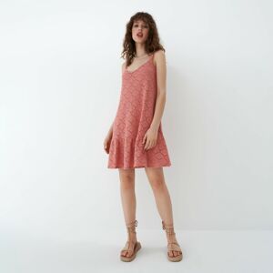 Mohito - Ažurové šaty - Růžová