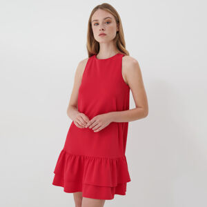Mohito - Trapézové šaty basic Eco Aware - Červená