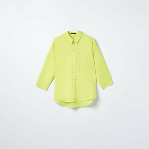 Mohito - Košile ze směsi lnu - Zelená
