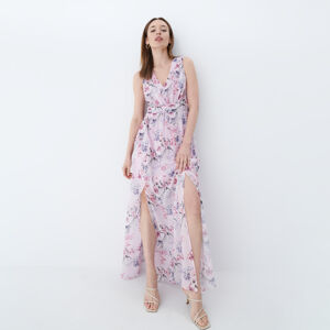 Mohito - Květované maxi šaty - Růžová