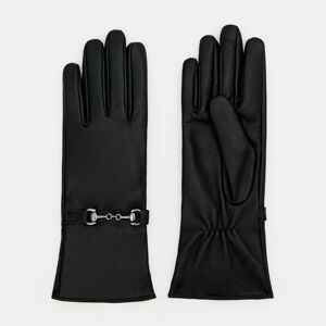 Mohito - Klasické kožené rukavice - Černý