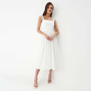 Mohito - Šaty s ozdobným nabíráním - Bílá