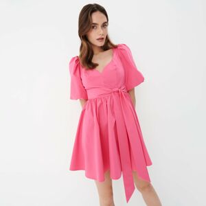 Mohito - šaty s balonovými rukávy - Růžová