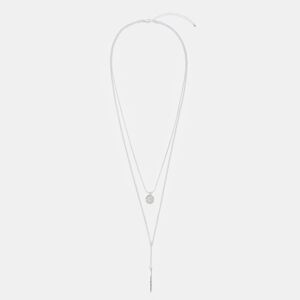Mohito - Dvojitý náhrdelník s přívěsky - Stříbrná