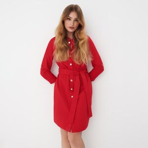 Mohito - Košilové mini šaty - Červená