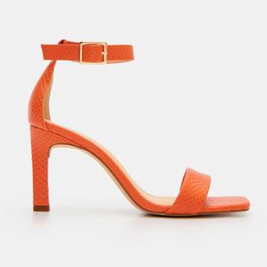 Mohito - Sandály na vysokém podpatku - Oranžová