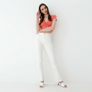Mohito - Bílé džíny flare - Bílá