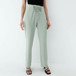 Mohito - Kalhoty s ozdobným pasem - Zelená
