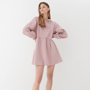 Mohito - Teplákové šaty s kapucí - Růžová