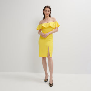 Mohito - Přiléhavé šaty - Žlutá