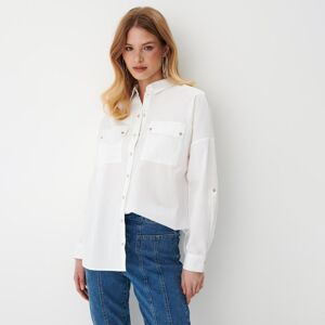 Mohito - Košile s vysokým podílem bavlny - Bílá