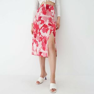 Mohito - Vzorovaná midi sukně - Růžová