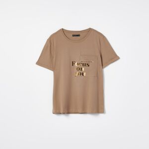 Mohito - Bavlněné tričko - Béžová