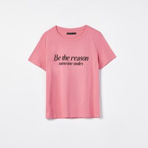 Mohito - Tričko s nápisem - Růžová