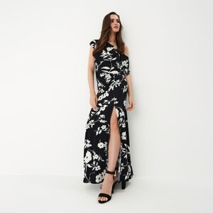 Mohito - Květované maxi šaty - Černý