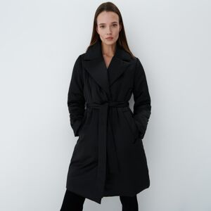 Mohito - Kabát s límcem Eco Aware - Černý