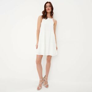 Mohito - Lichoběžníková mini sukně - Bílá