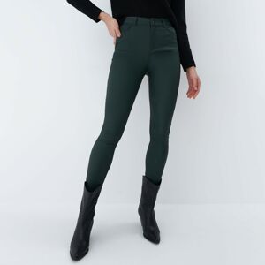 Mohito - Kalhoty s voskovaným efektem - Zelená