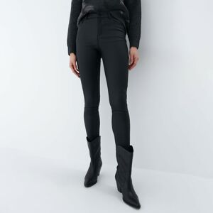 Mohito - Kalhoty s voskovaným efektem - Černý
