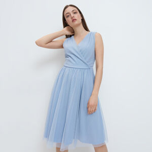 Mohito - Šaty s obálkovým výstřihem - Modrá