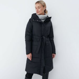 Mohito - Kabát s vázáním Eco Aware - Černý