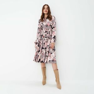 Mohito - Viskózové midi šaty - Růžová
