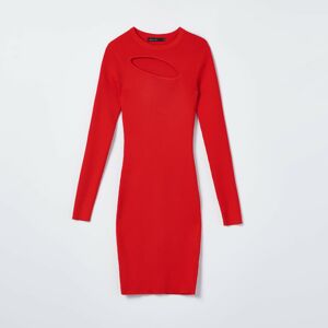 Mohito - Pruhované šaty - Červená