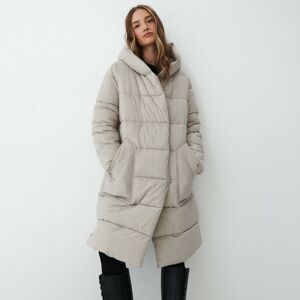 Mohito - Kabát s kapucí - Světle šedá
