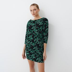 Mohito - Vzorované šaty - Zelená