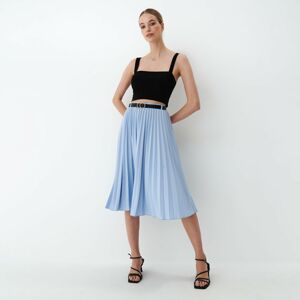 Mohito - Skládaná sukně - Modrá