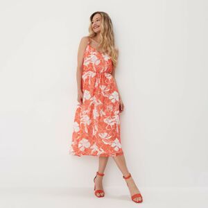 Mohito - Šaty s květinovým vzorem - Oranžová