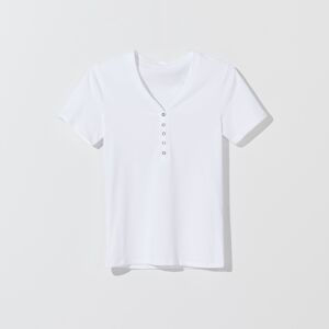 Mohito - Tričko s knoflíky Eco Aware - Bílá